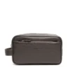 BEAUTY CASE DA UOMO TESTA MORO In pelle martellata