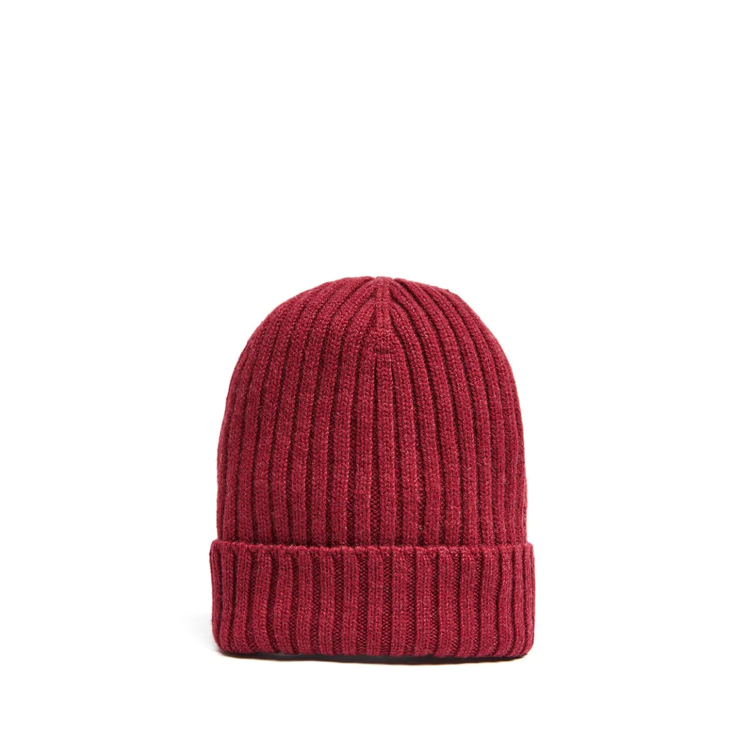 BERRETTO A COSTE BORDEAUX In cashmere
