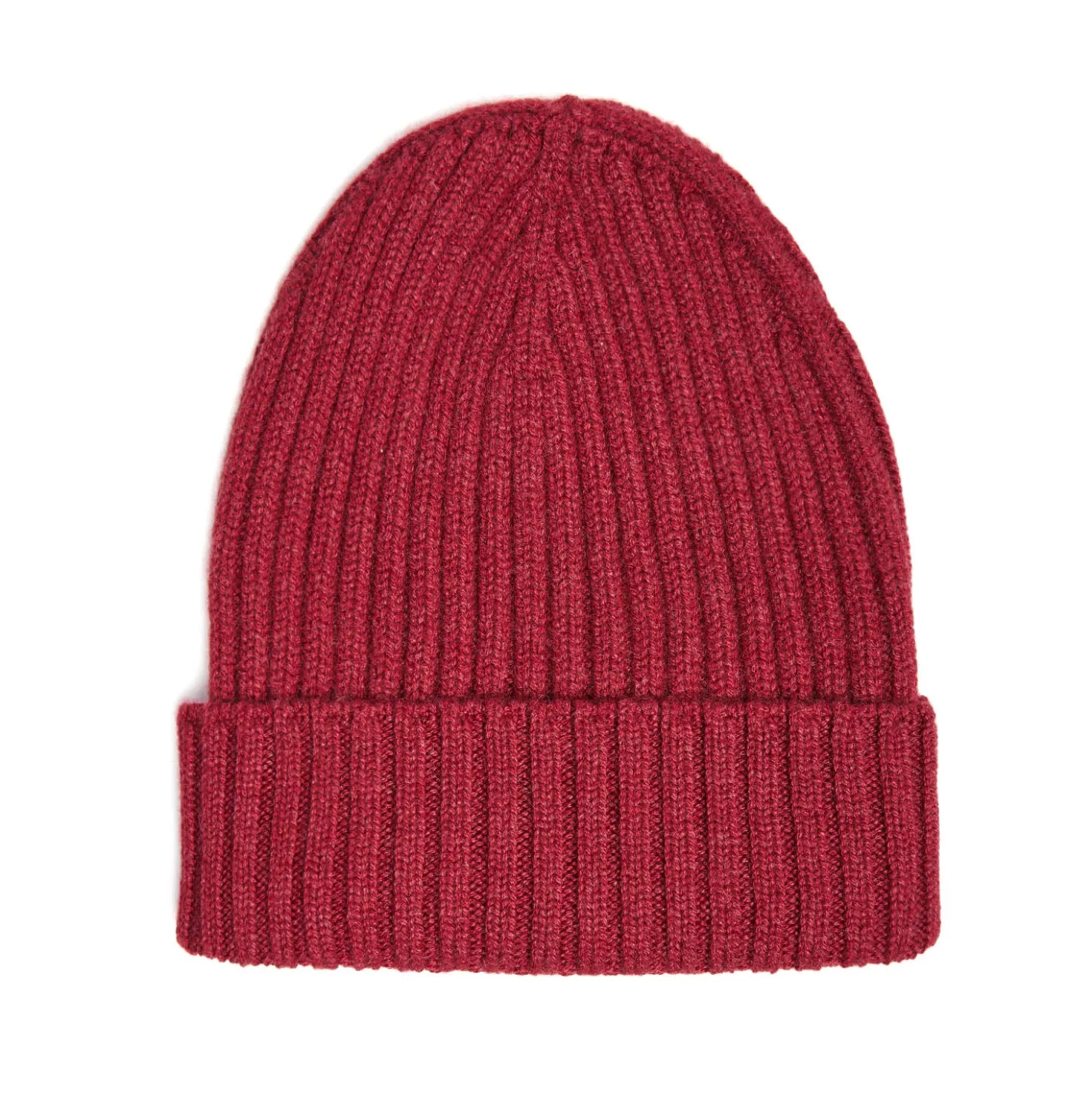 BERRETTO A COSTE BORDEAUX In cashmere