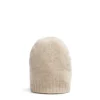 BERRETTO BICOLORE BIANCO E BEIGE In cashmere