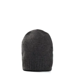 BERRETTO BICOLORE GRIGIO E NERO In cashmere