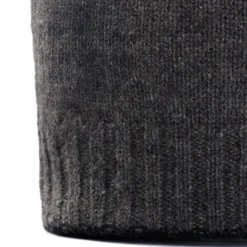BERRETTO BICOLORE GRIGIO E NERO In cashmere