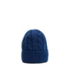 BERRETTO BLU MEDIO A trecce in cashmere