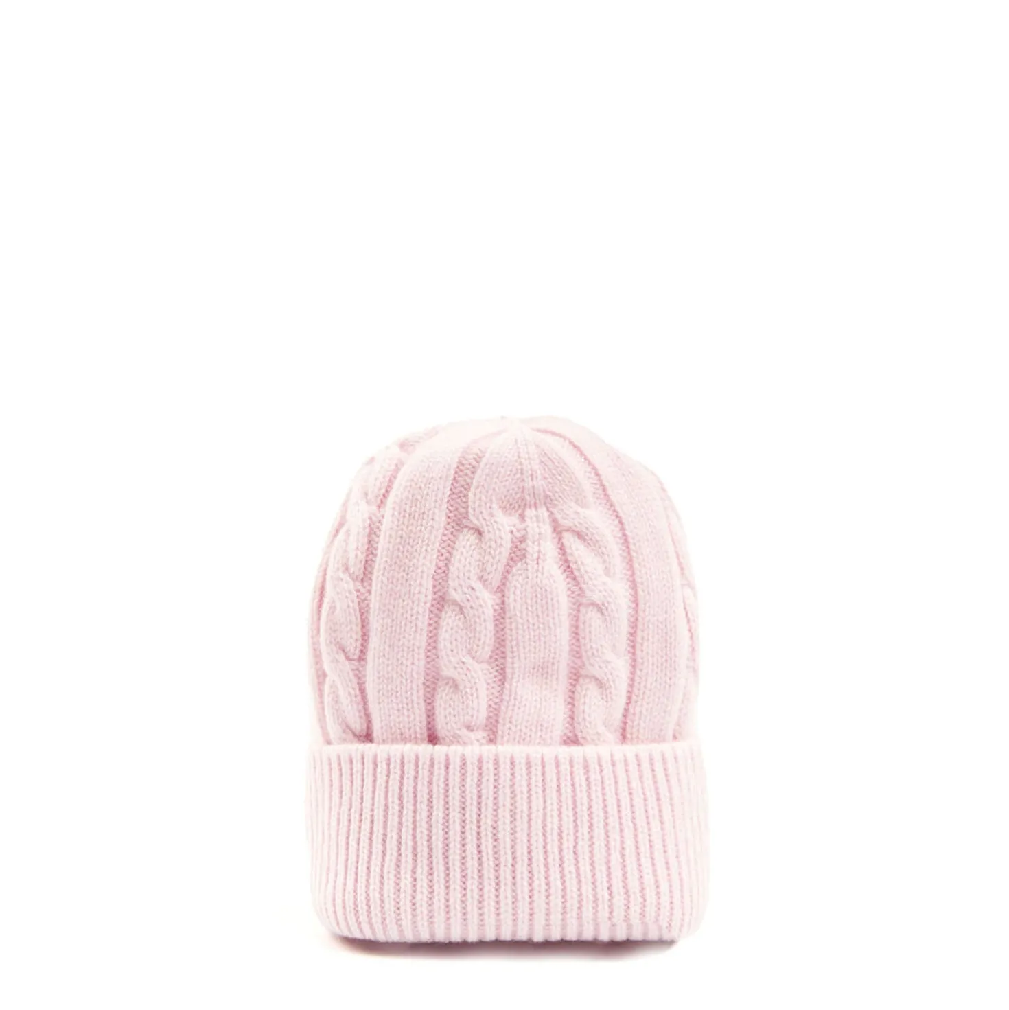BERRETTO ROSA A trecce in cashmere