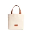 BORSA BEACH In canvas e pelle liscia