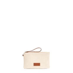 BORSA BEACH In canvas e pelle liscia