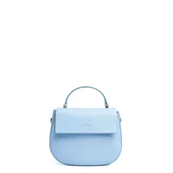 BORSA CLEO AZZURRA In pelle liscia