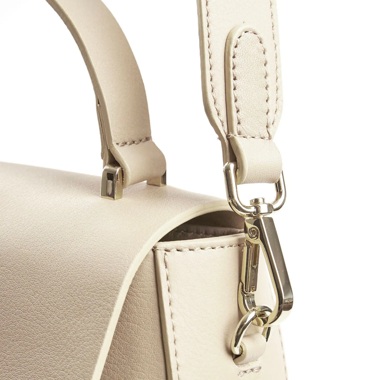 BORSA CLEO BEIGE In pelle liscia