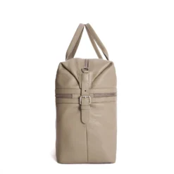 BORSA DA VIAGGIO BEIGE In pelle martellata