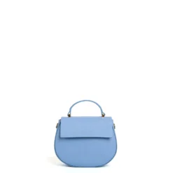 BORSA MINI CLEO AZZURRA In pelle liscia