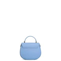BORSA MINI CLEO AZZURRA In pelle liscia