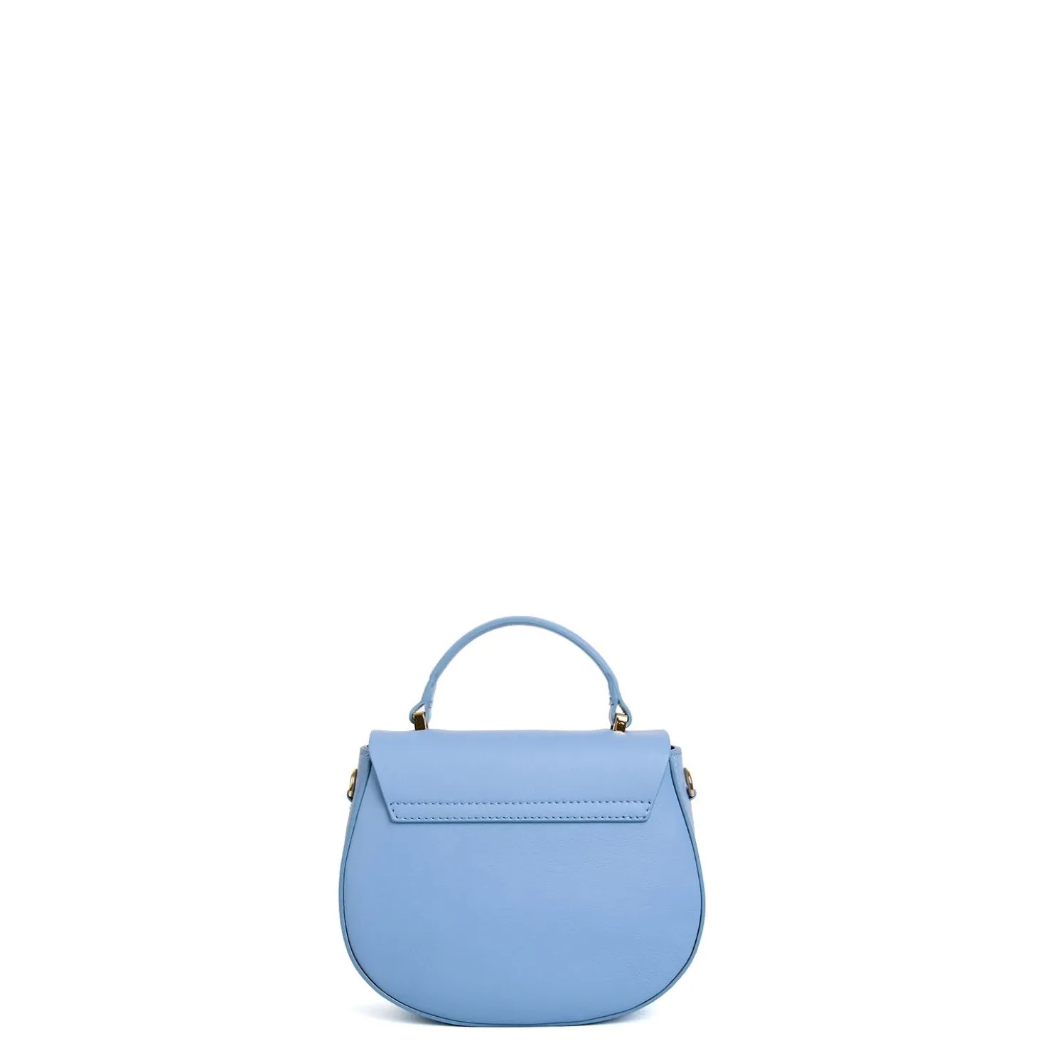 BORSA MINI CLEO AZZURRA In pelle liscia