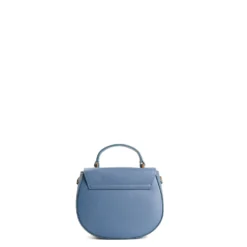 BORSA MINI CLEO AZZURRO POLVERE In pelle liscia