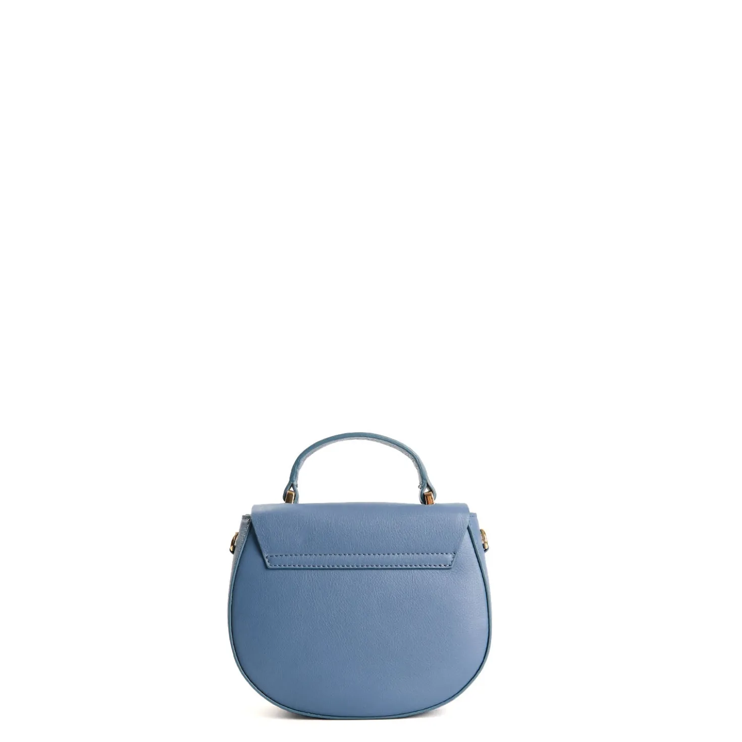 BORSA MINI CLEO AZZURRO POLVERE In pelle liscia