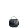 BORSA MINI CLEO BLU Stampa coccodrillo