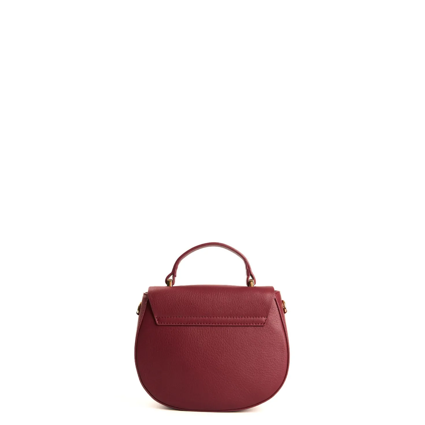 BORSA MINI CLEO BORDEAUX In pelle liscia