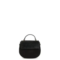BORSA MINI CLEO NERA In camoscio e cavallino