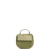 BORSA MINI CLEO VERDE OLIVA In camoscio e cavallino