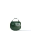 BORSA MINI CLEO VERDE Stampa coccodrillo