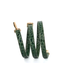 BORSA MINI CLEO VERDE Stampa coccodrillo