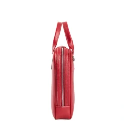 BORSA PORTA PC BORDEAUX In pelle martellata