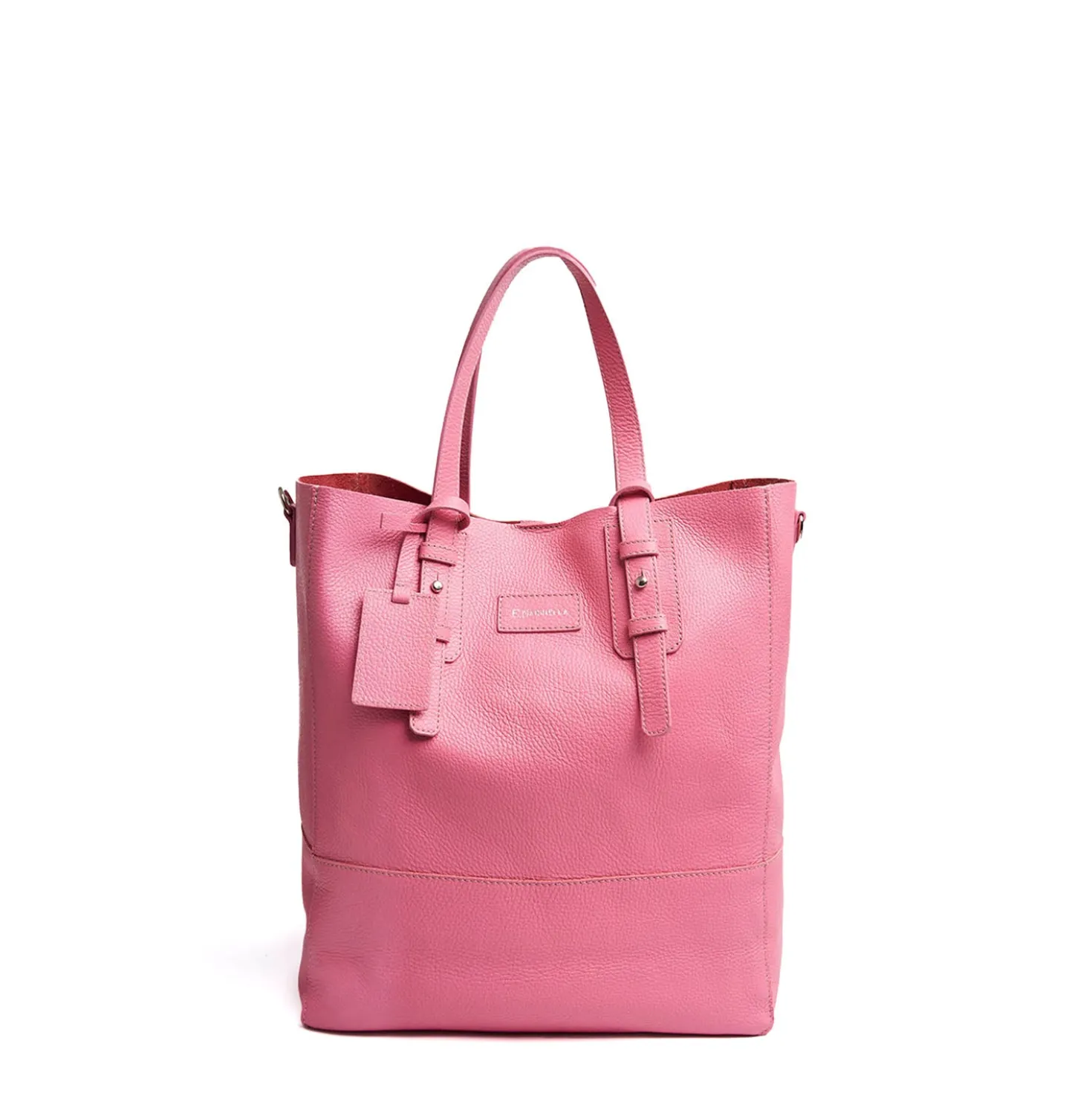 BORSA ROSA In pelle sfoderata