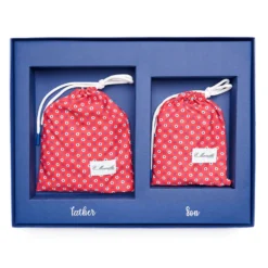 Box Father & Son – Costume Abbinato per Papà e Figlio Macrofantasia fiore