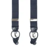 BRETELLE EM BLU Micro pois bianco