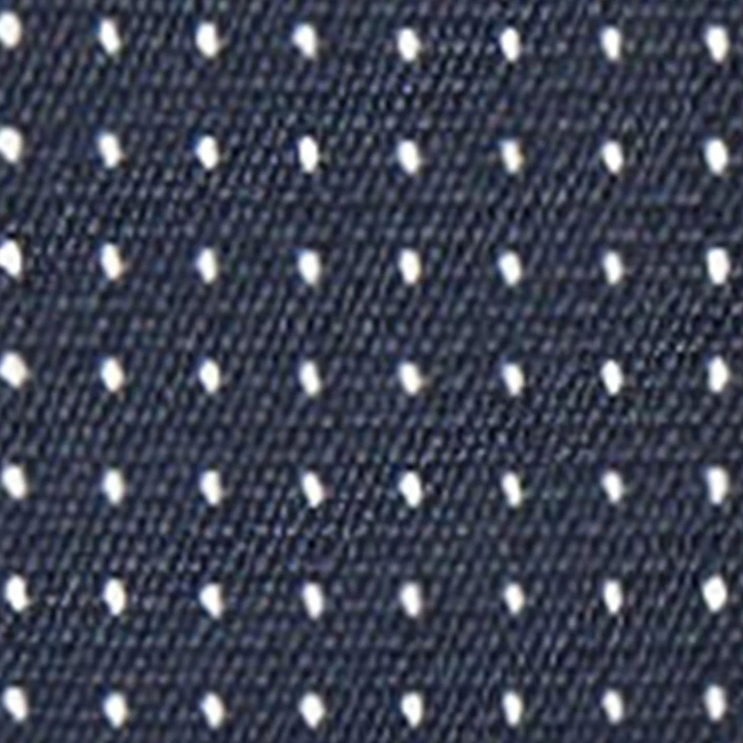 BRETELLE EM BLU Micro pois bianco