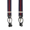 BRETELLE EM BLU SCURO E BORDEAUX Rigata