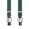 BRETELLE EM VERDE SCURO Micro pois bianco
