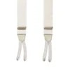 BRETELLE GRIGIO CHIARO In raso di seta 3,5 cm