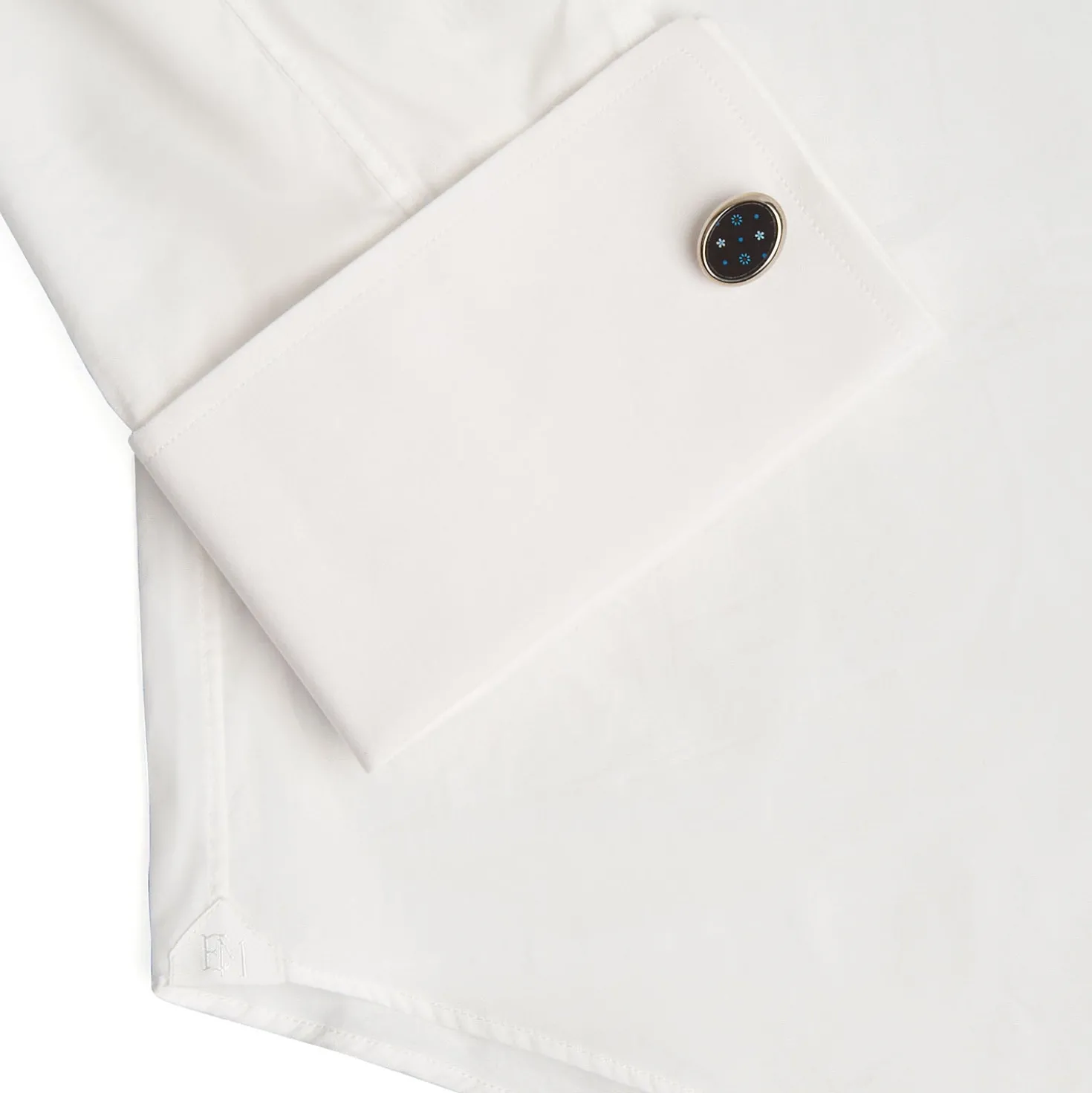 CAMICIA CERIMONIA POLSO GEMELLI SLIM In cotone super popeline