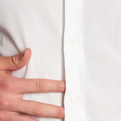 CAMICIA CLASSICA BIANCA REGULAR In cotone popeline