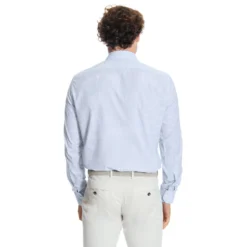 CAMICIA CLASSICA DOPPIA RIGA REGULAR In cotone popeline
