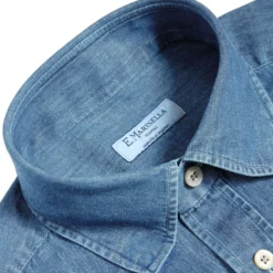 CAMICIA JEANS DELAVE Blu chiaro