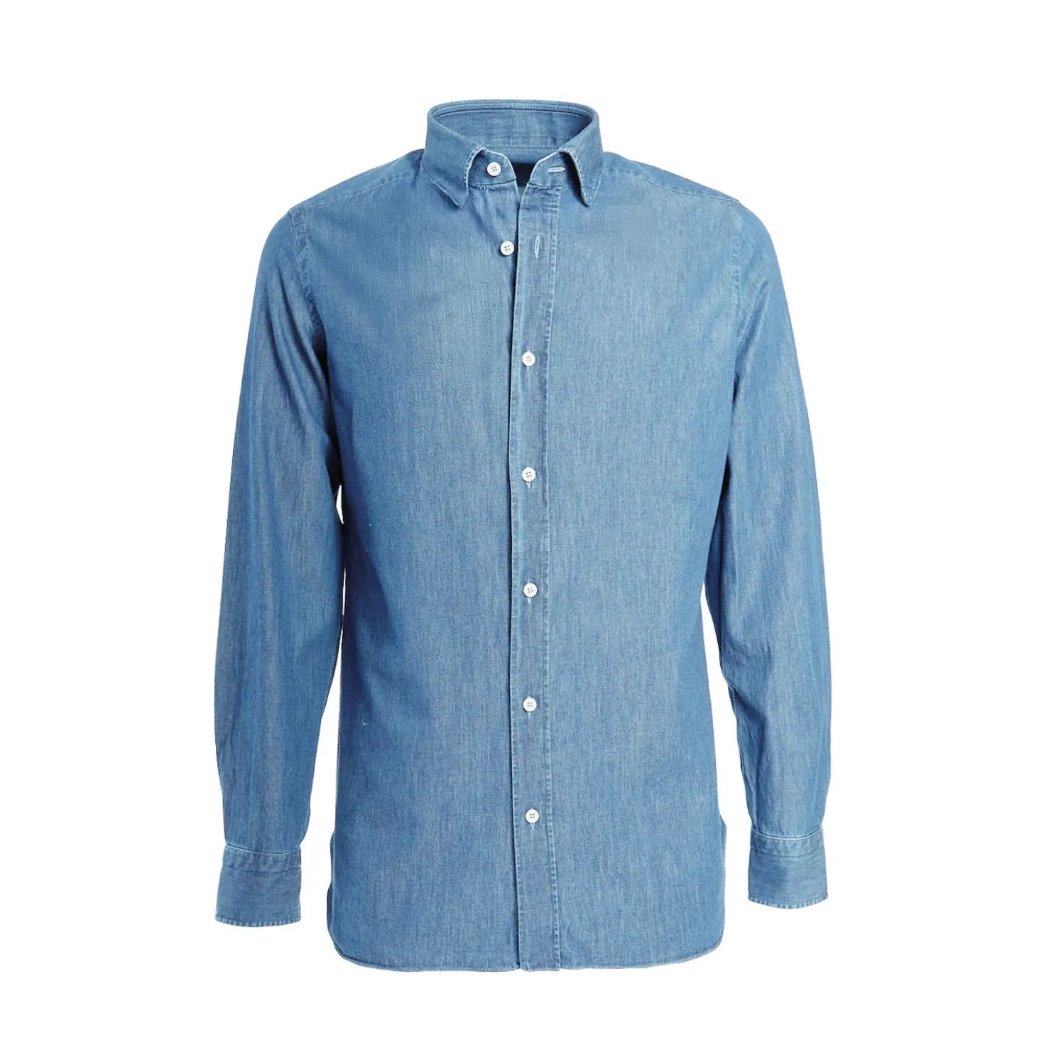 CAMICIA JEANS DELAVE Blu chiaro