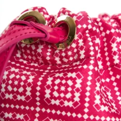 CESTINO IN SETA E CANVAS FUCSIA Archivio inspiration 1982