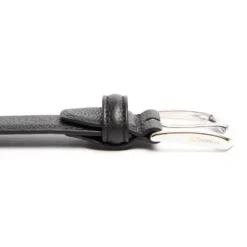 CINTURA CLASSICA NERA In pelle martellata