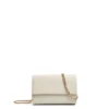CLUTCH BAG BEIGE In pelle bottolata