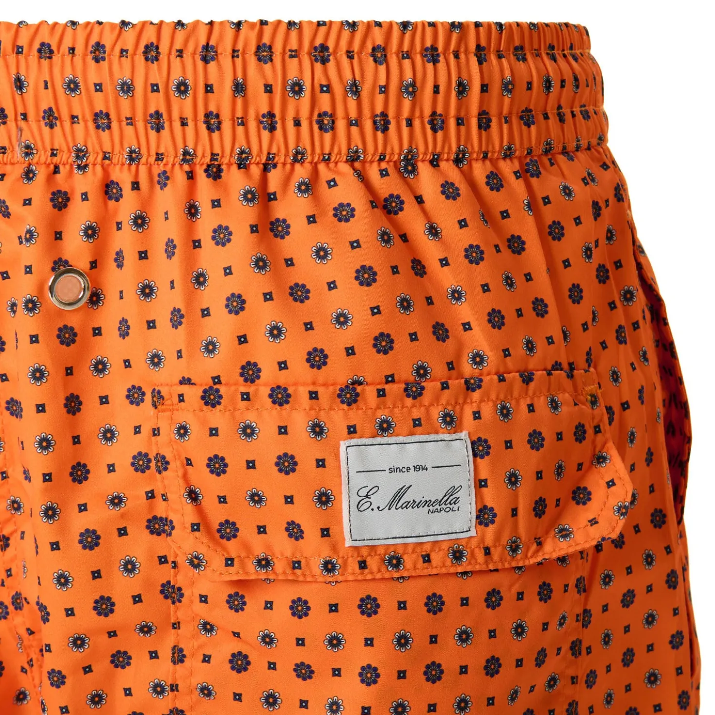 COSTUME DA BAGNO ARANCIONE Macrofantasia fiore