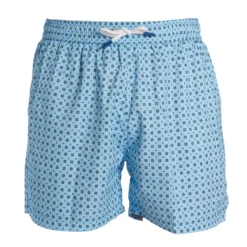 COSTUME DA BAGNO AZZURRO Macrofantasia fiore