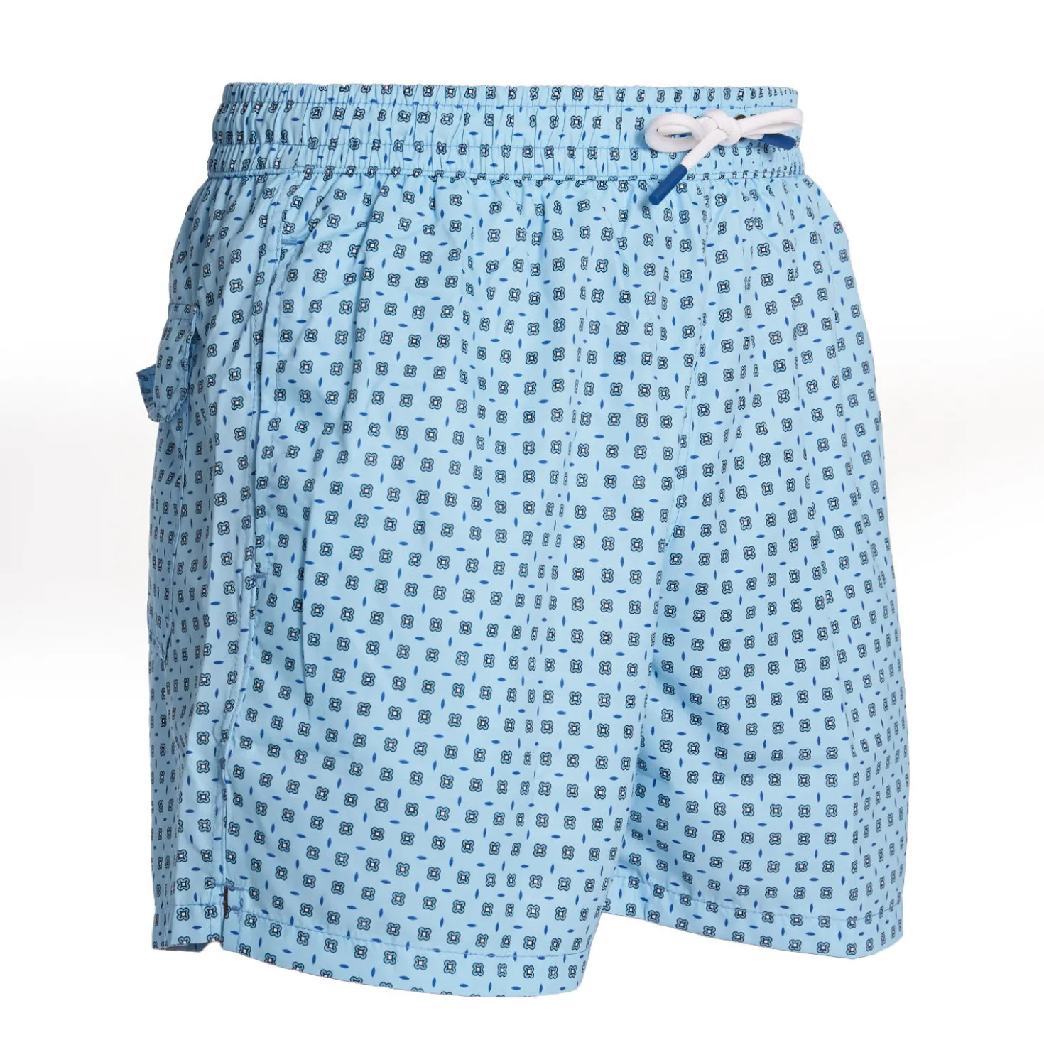 COSTUME DA BAGNO AZZURRO Macrofantasia fiore