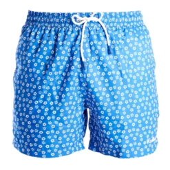 COSTUME DA BAGNO AZZURRO Macrofantasia fiore
