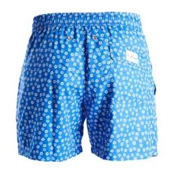 COSTUME DA BAGNO AZZURRO Macrofantasia fiore