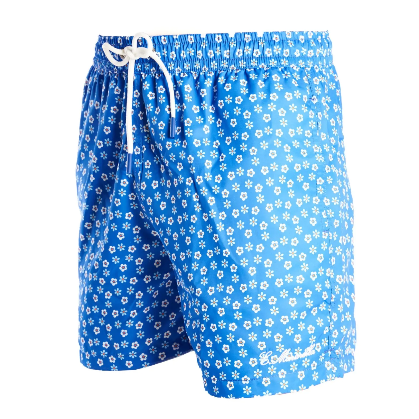 COSTUME DA BAGNO AZZURRO Macrofantasia fiore