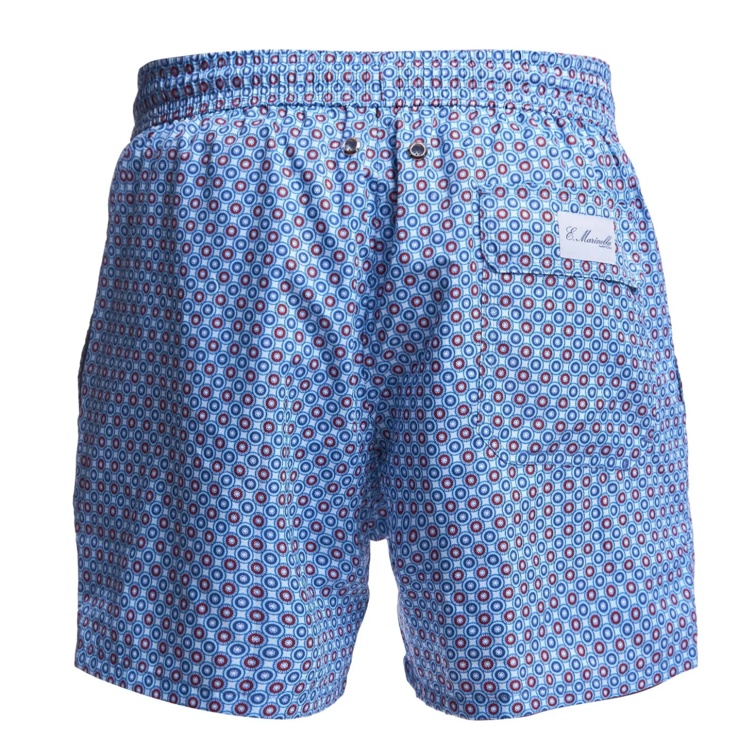 COSTUME DA BAGNO AZZURRO Macrofantasia fiore