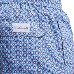 COSTUME DA BAGNO AZZURRO Macrofantasia fiore