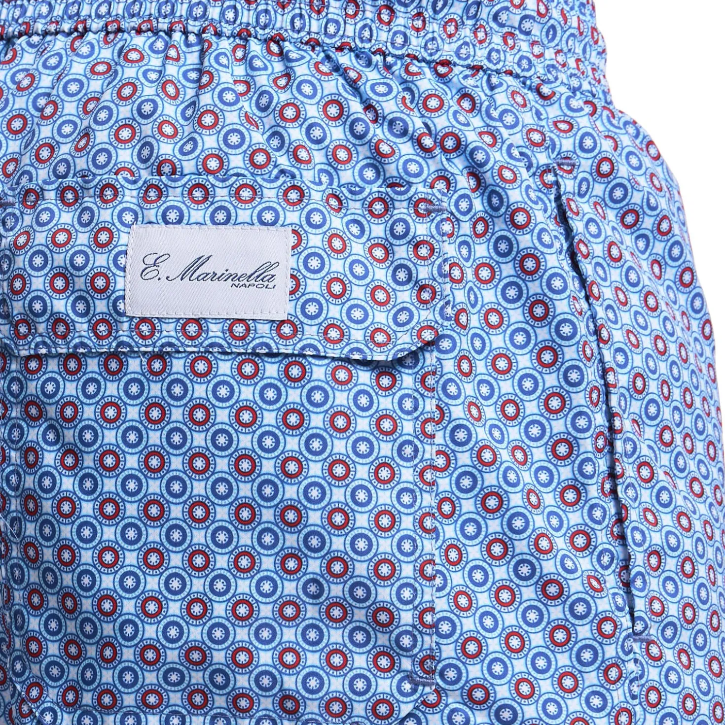 COSTUME DA BAGNO AZZURRO Macrofantasia fiore