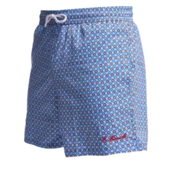 COSTUME DA BAGNO AZZURRO Macrofantasia fiore